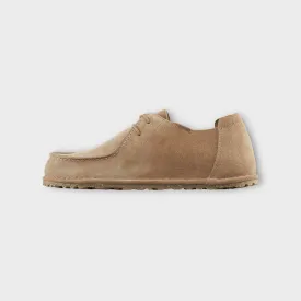 Birkenstock Utti Lace Suede Leather I Gray Taupe