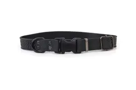 Black Celtic Sport Quick-Release Leather Collar