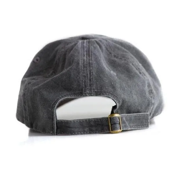 Black Sheep Icon Unstructured Dad Hat Vintage Wash Black