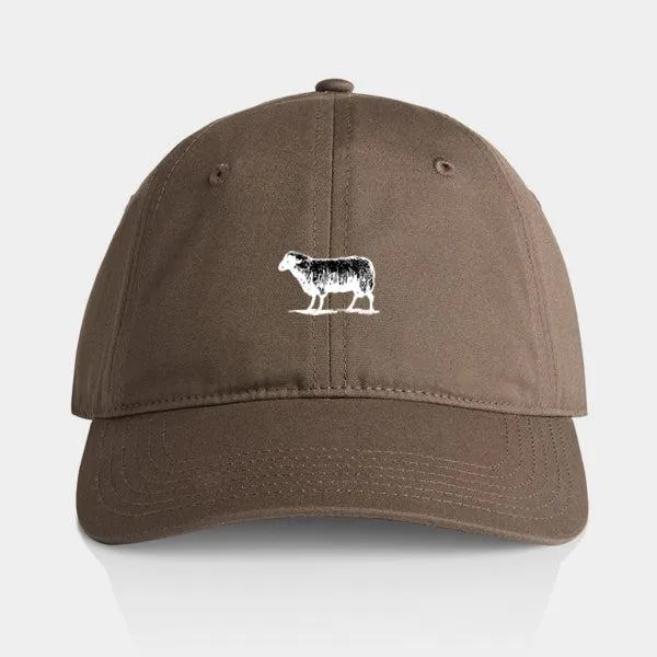 Black Sheep Icon Unstructured Dad Hat Walnut