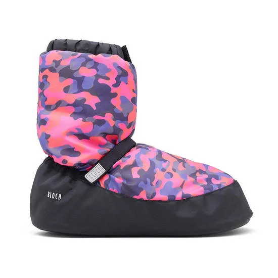 Bloch Camo-Pink Warmup Booties