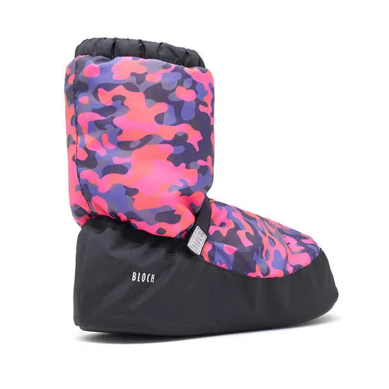 Bloch Camo-Pink Warmup Booties