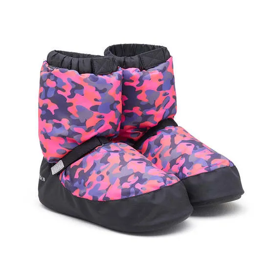 Bloch Camo-Pink Warmup Booties