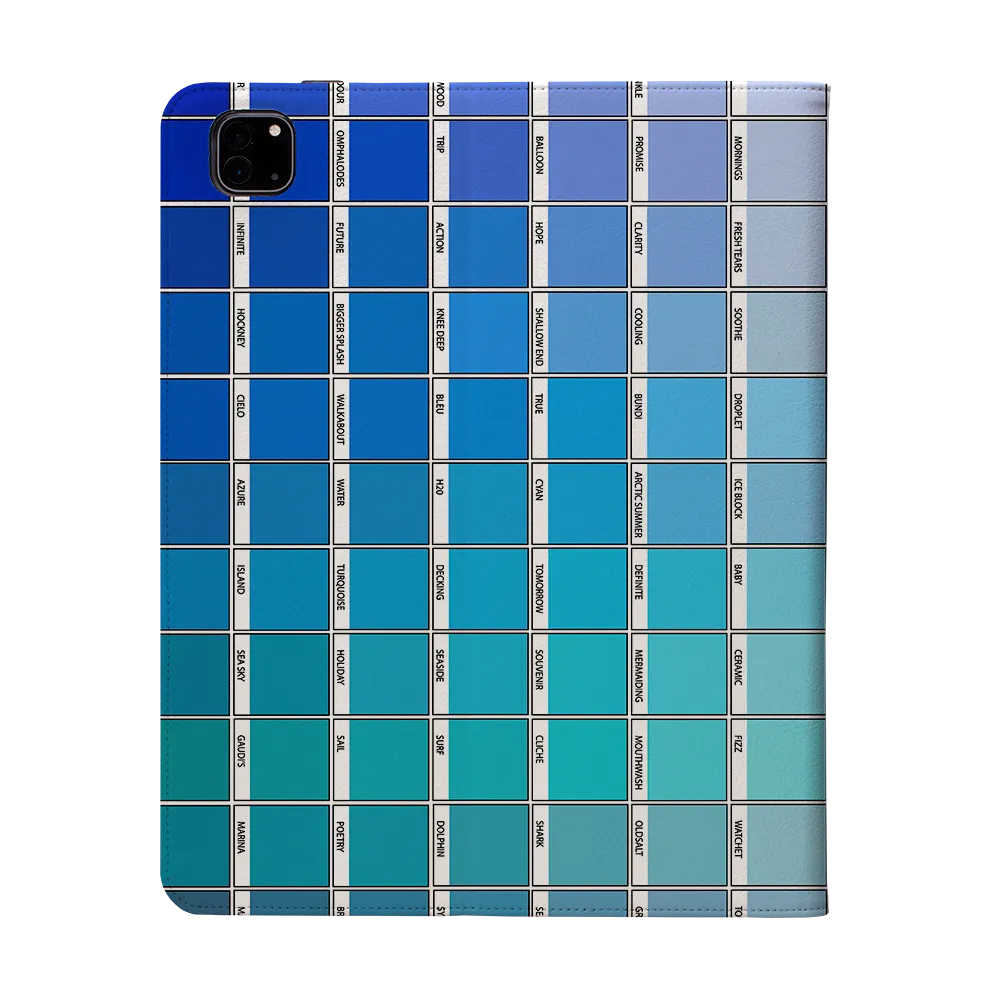 Blue Chromology By Kitty Joseph iPad pro Case