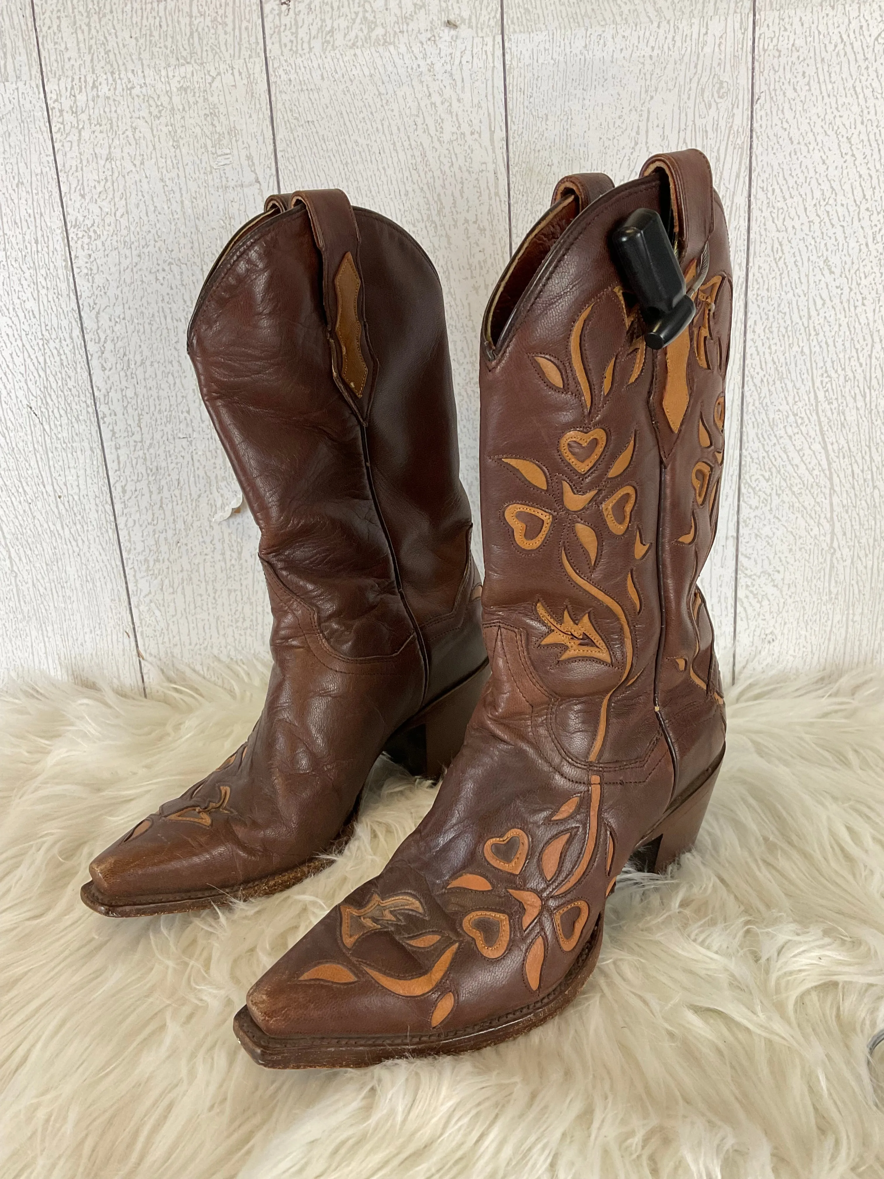 Boots Designer By Dan Post In Brown, Size: 6.5