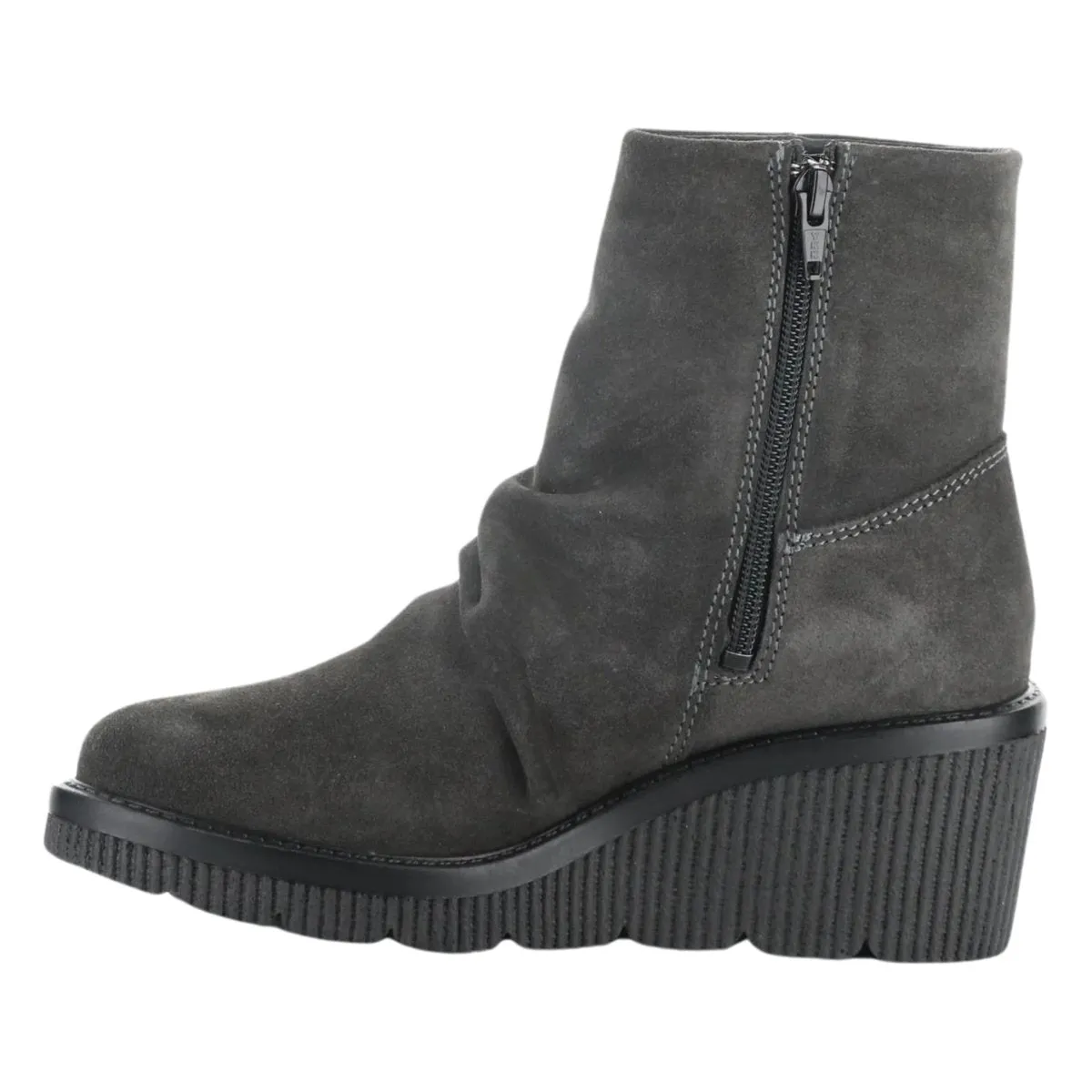 Bos and Company Women's Alina Grey Suede Waterproof