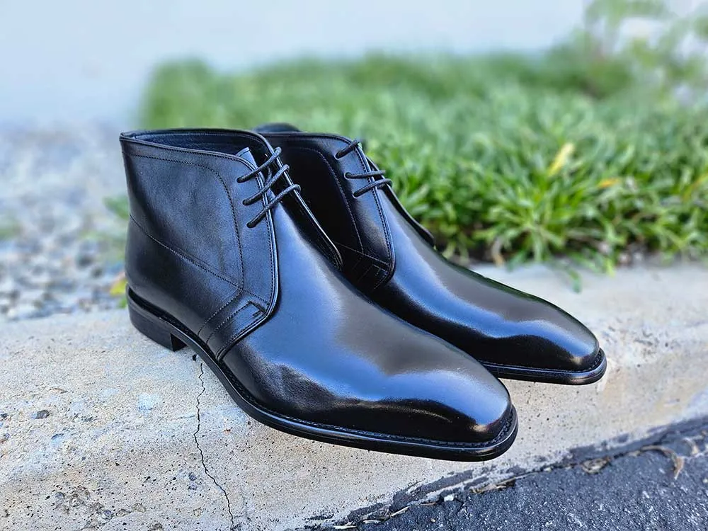 Burnished Calfskin Chukka Boot