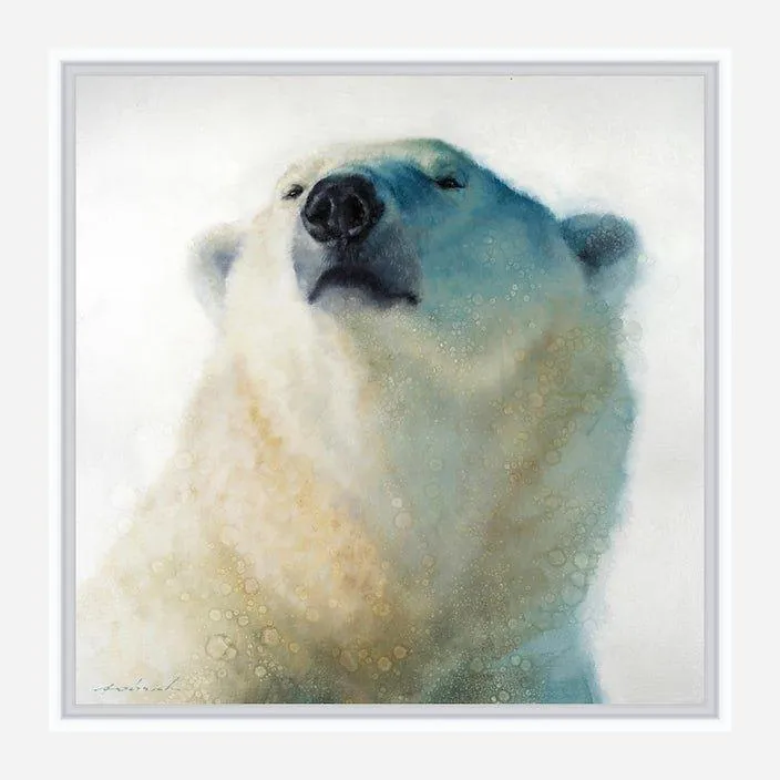 Calm Cool & Collected Framed Polar Bear Art