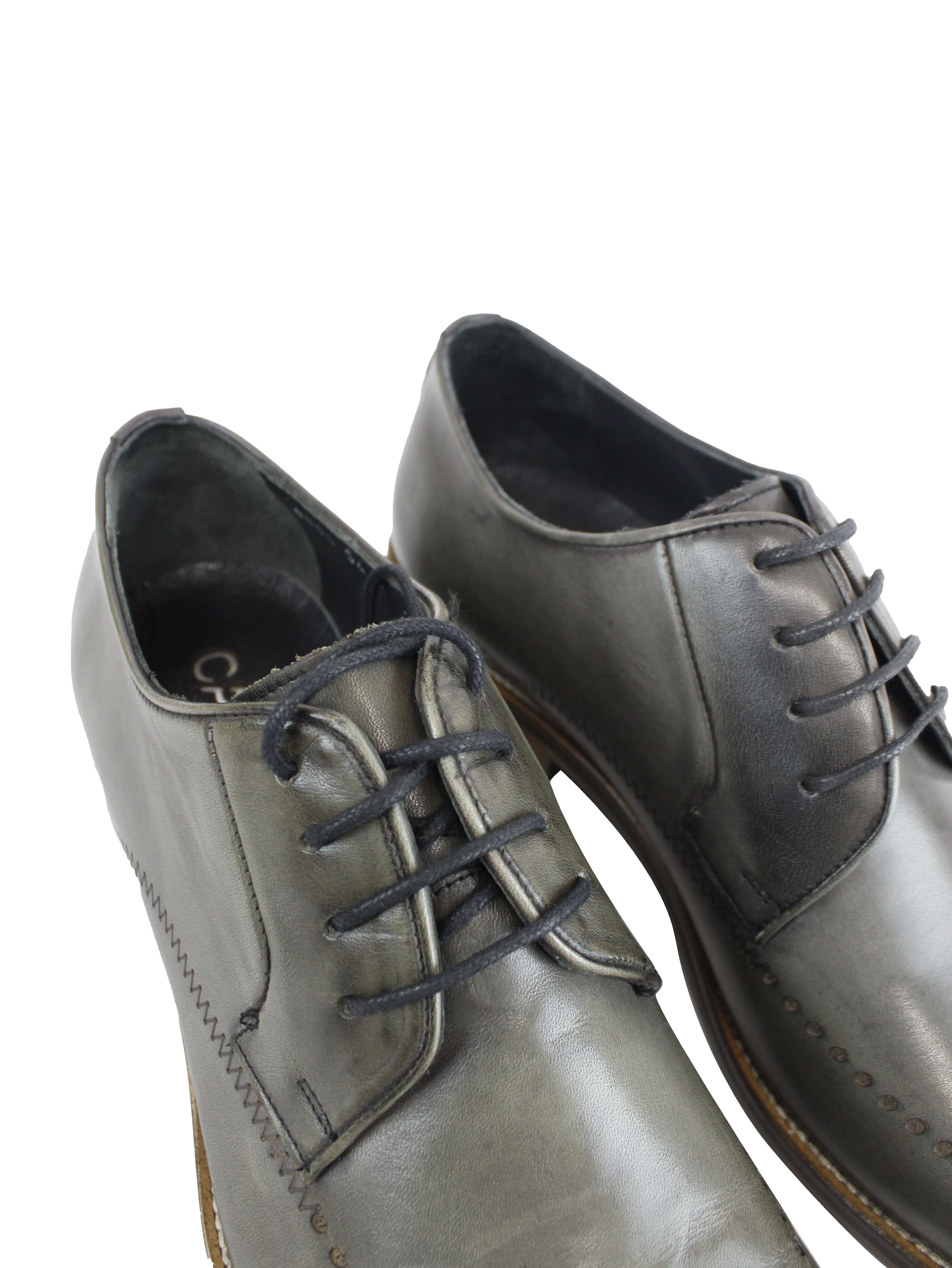 Calvano Olive Lace Up