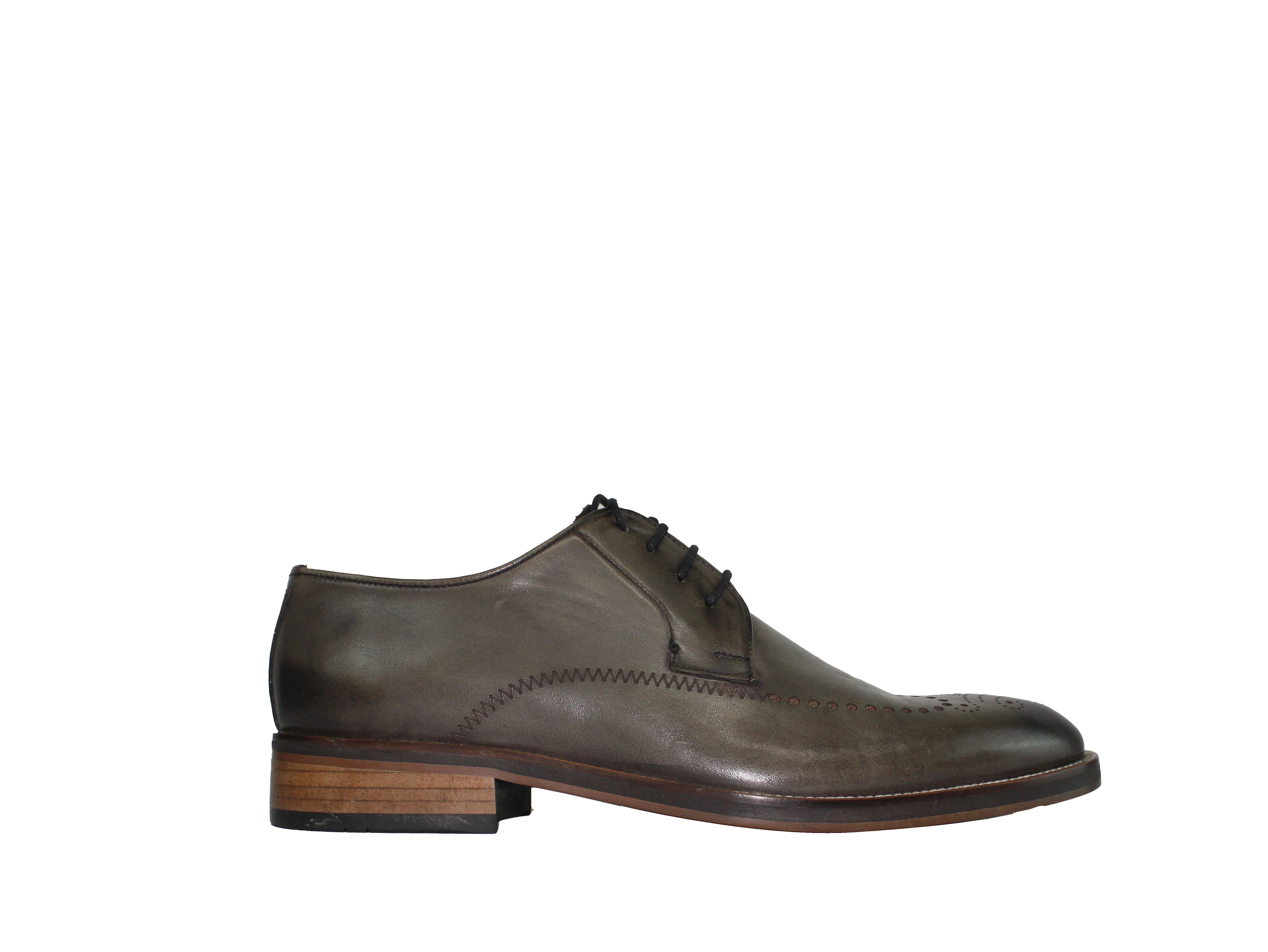 Calvano Olive Lace Up