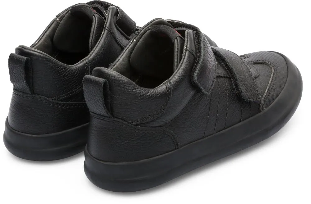 Camper Boy's Pursuit Mid Black Leather (Sizes 30-34)