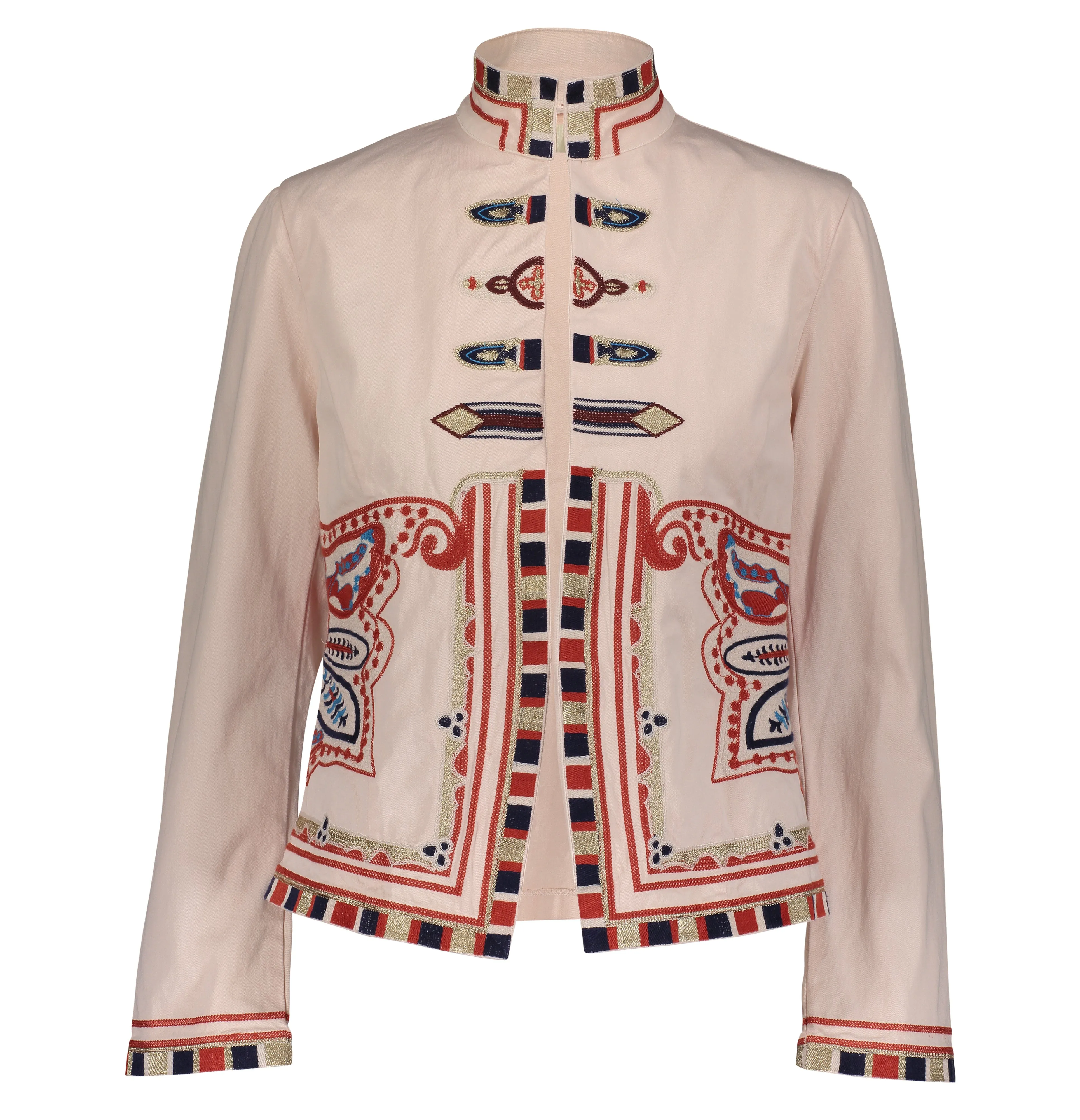 Carola Embroidered Pink Jacket