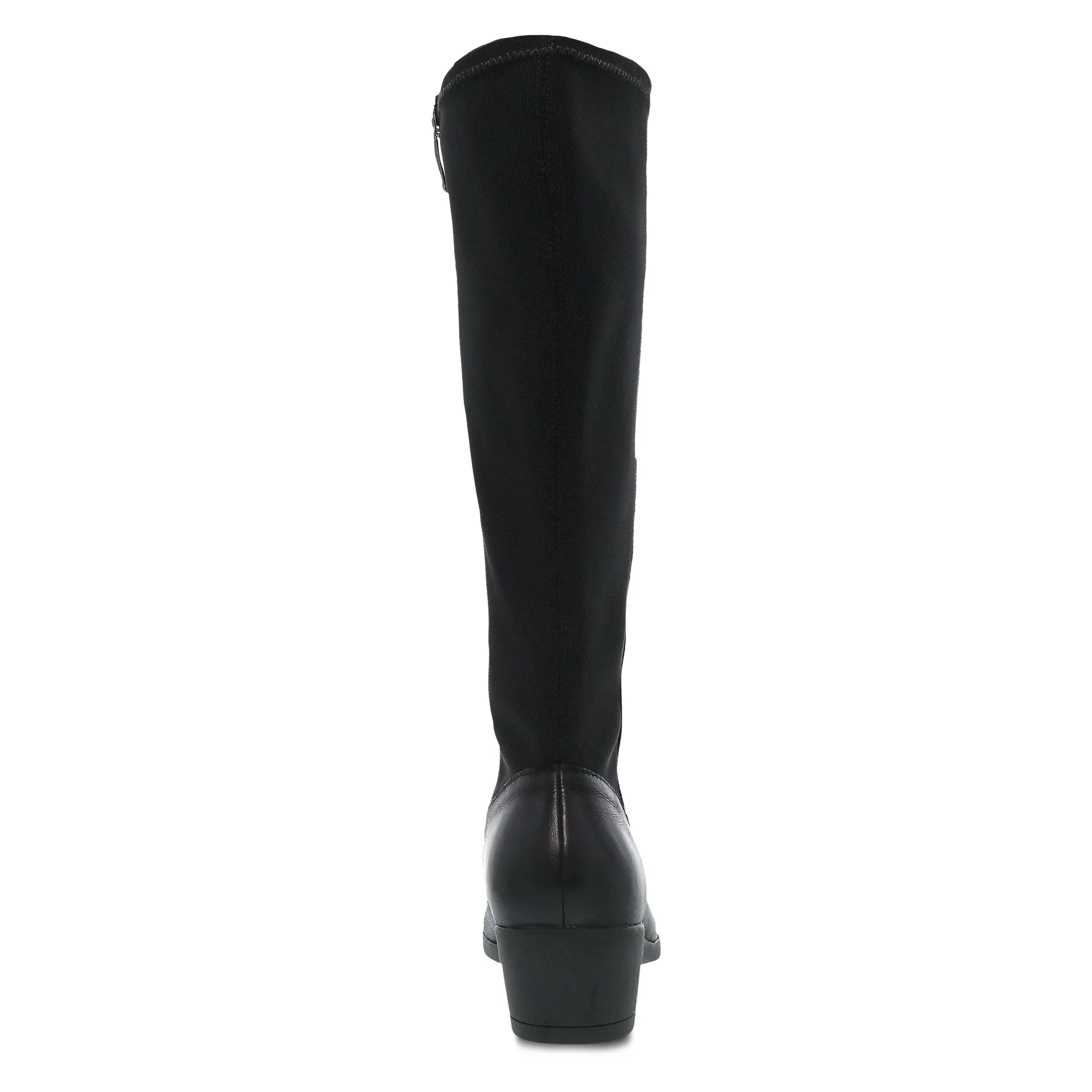 Celestine Burnished Nubuck Tall Boot in Black