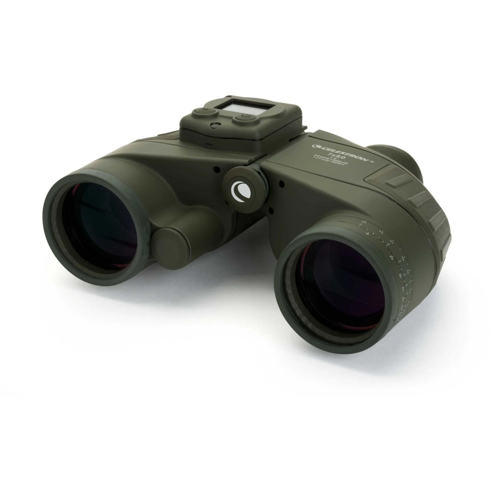 Celestron Cavalry 7x50mm Porro Binoculars with GPS, Digital Compass & Reticle