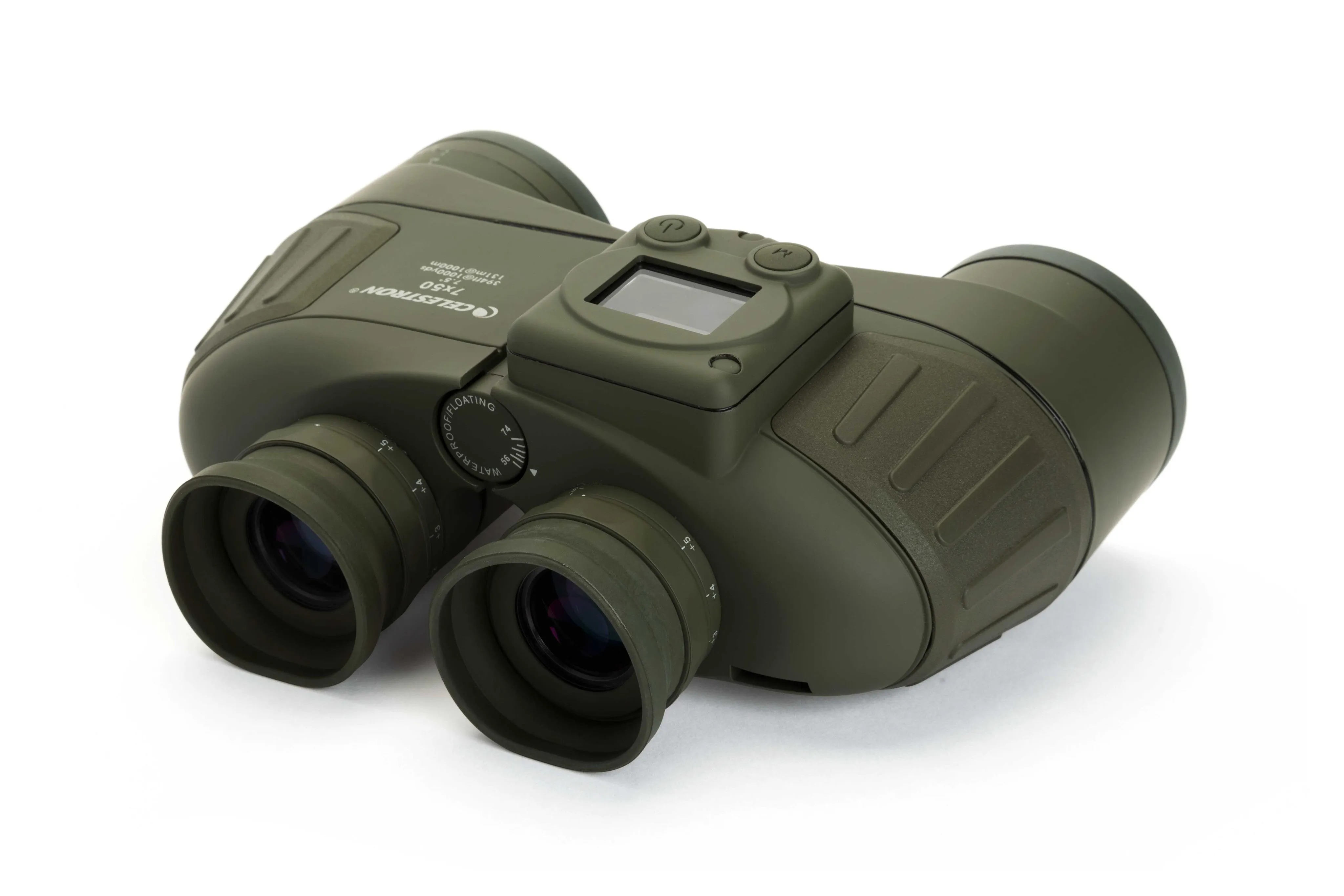 Celestron Cavalry 7x50mm Porro Binoculars with GPS, Digital Compass & Reticle