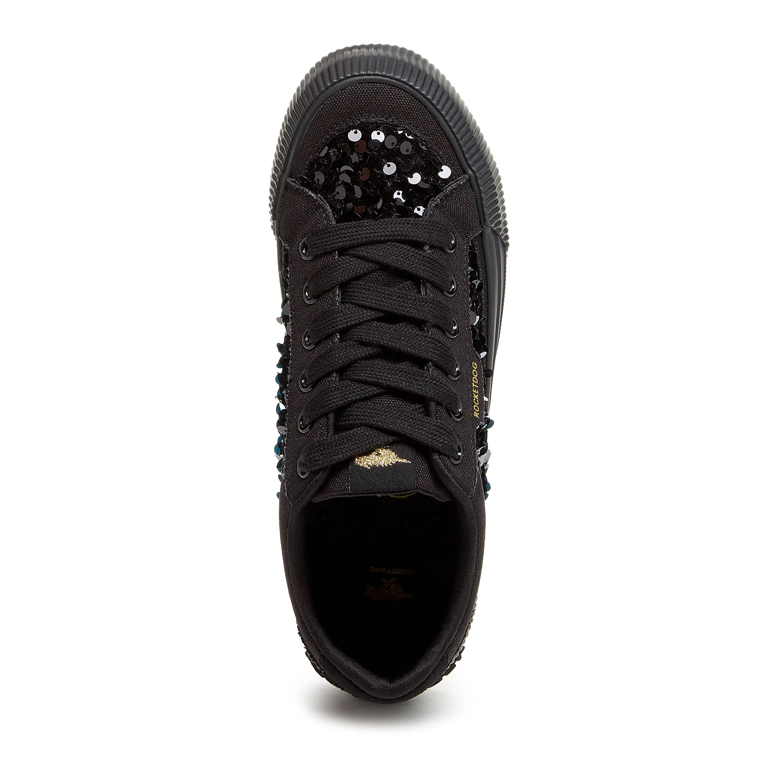 Cheery Black Sequin Sneaker