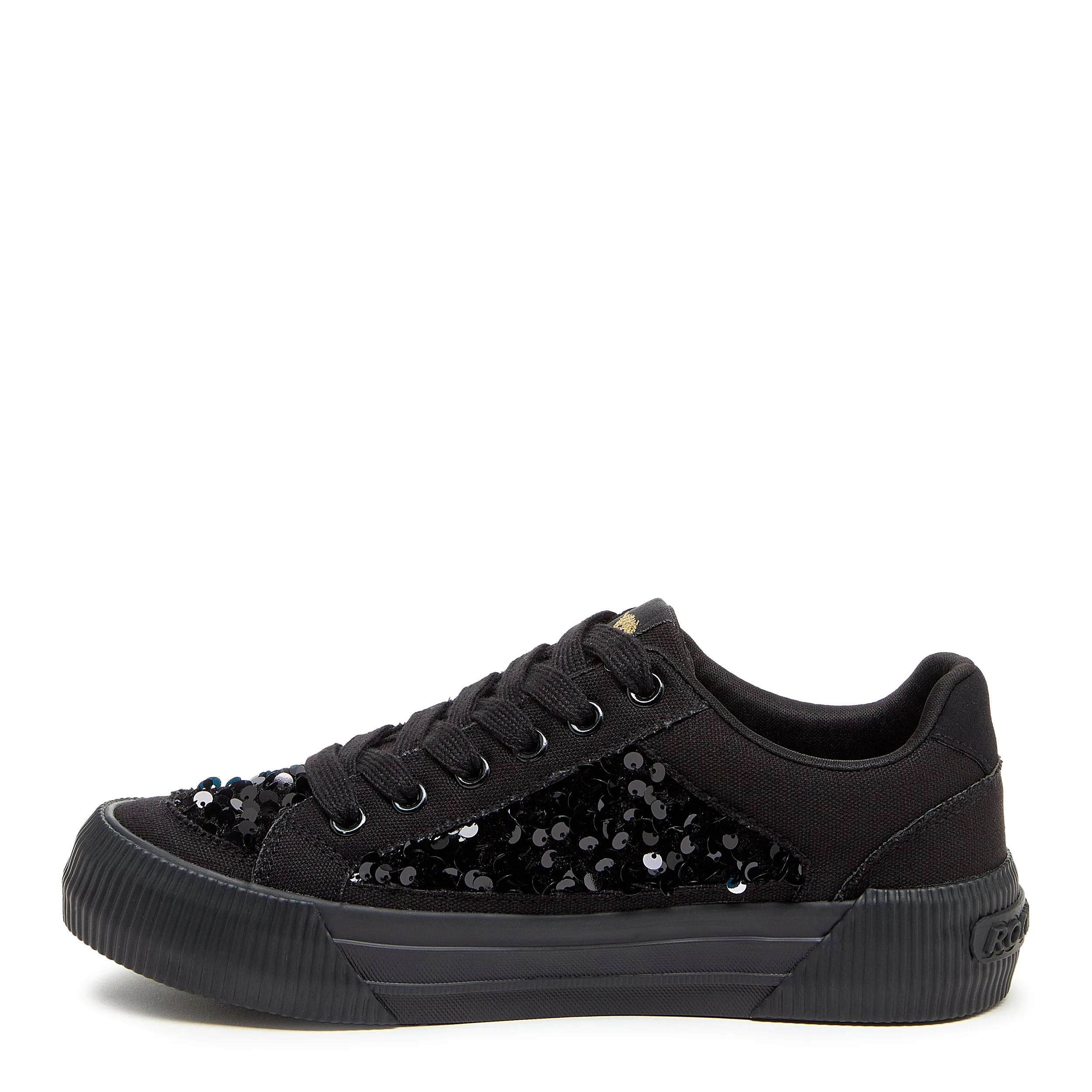 Cheery Black Sequin Sneaker