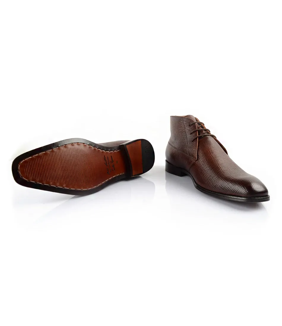 Chukka Boots - Brown Hatch-Grain