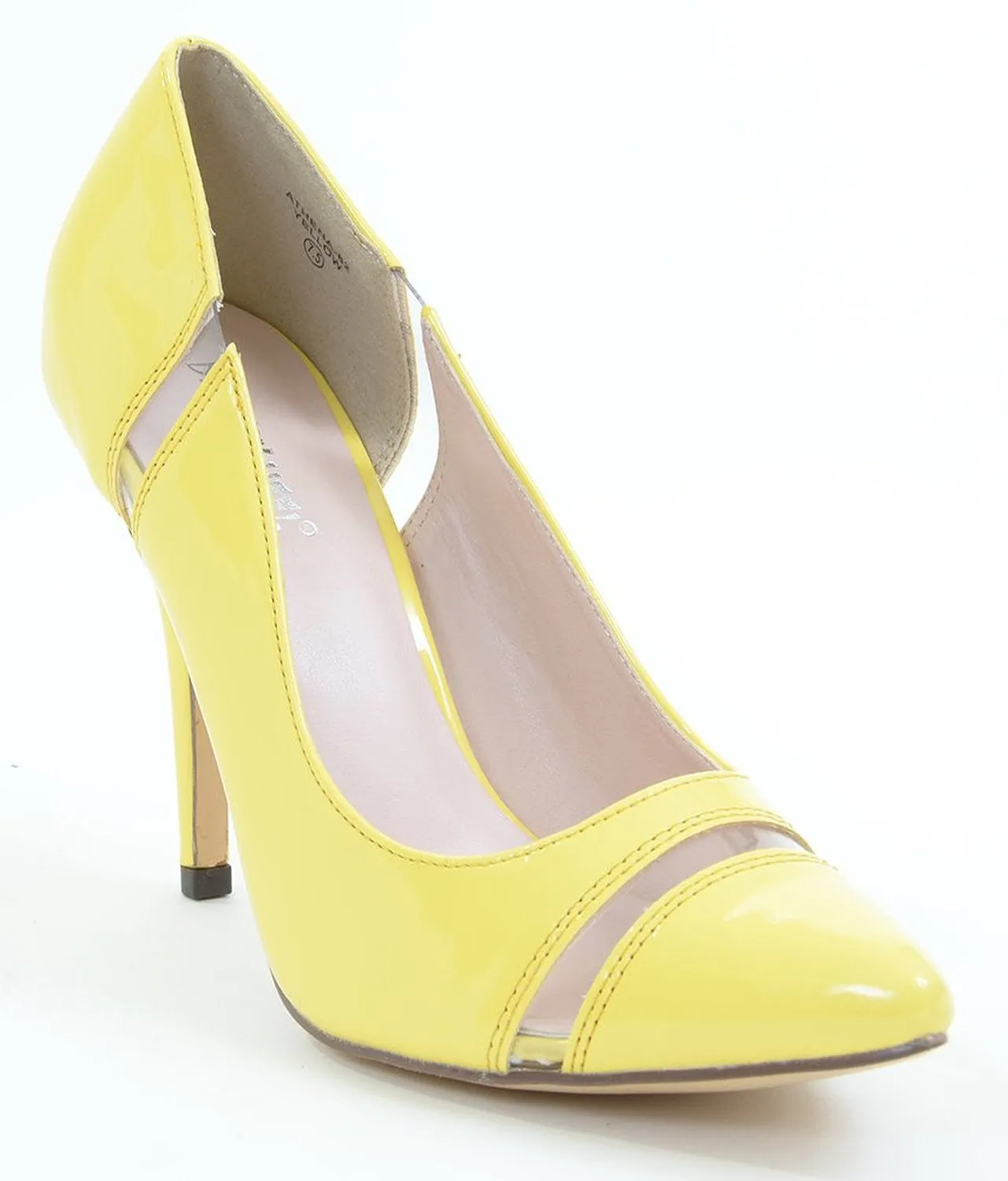 CLEAR Patent Pointy-toe Classic Pump