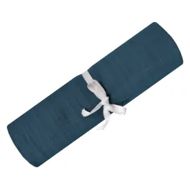 Cotton muslin swaddle - Navy Blue