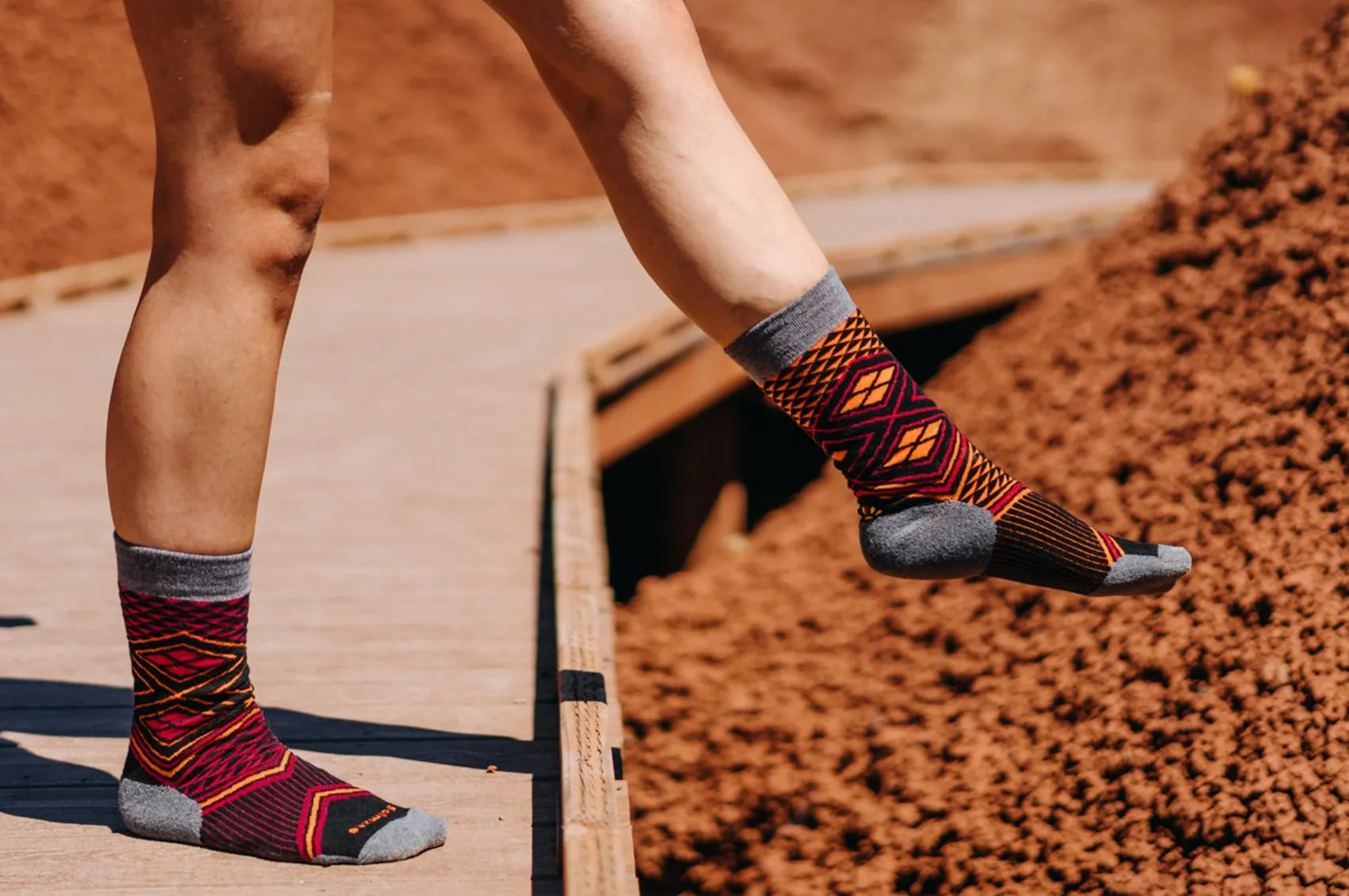 Crew Performance Wool Socks - Mango