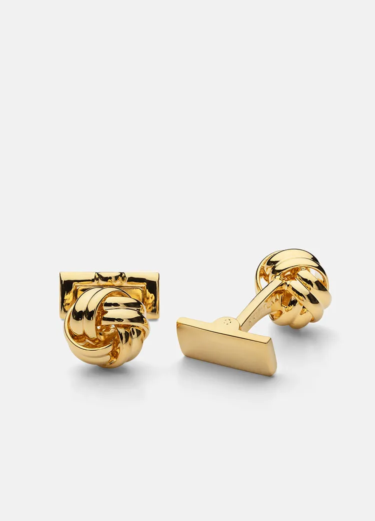 Cufflinks | Black Tie Collection | Gold Knot