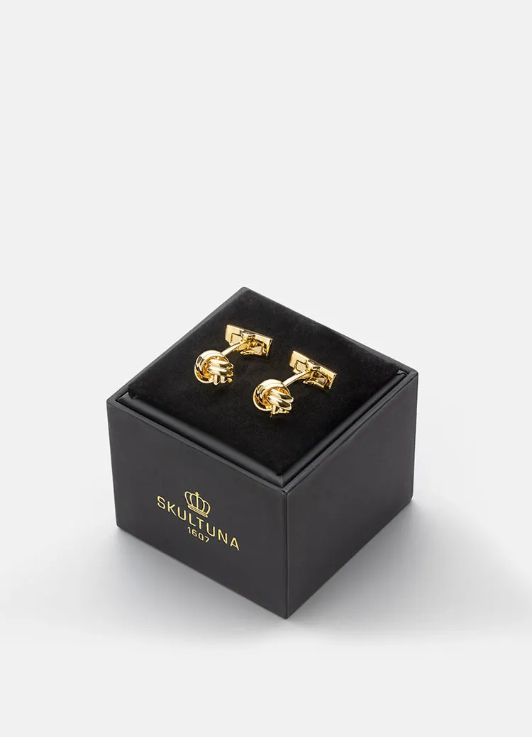 Cufflinks | Black Tie Collection | Gold Knot