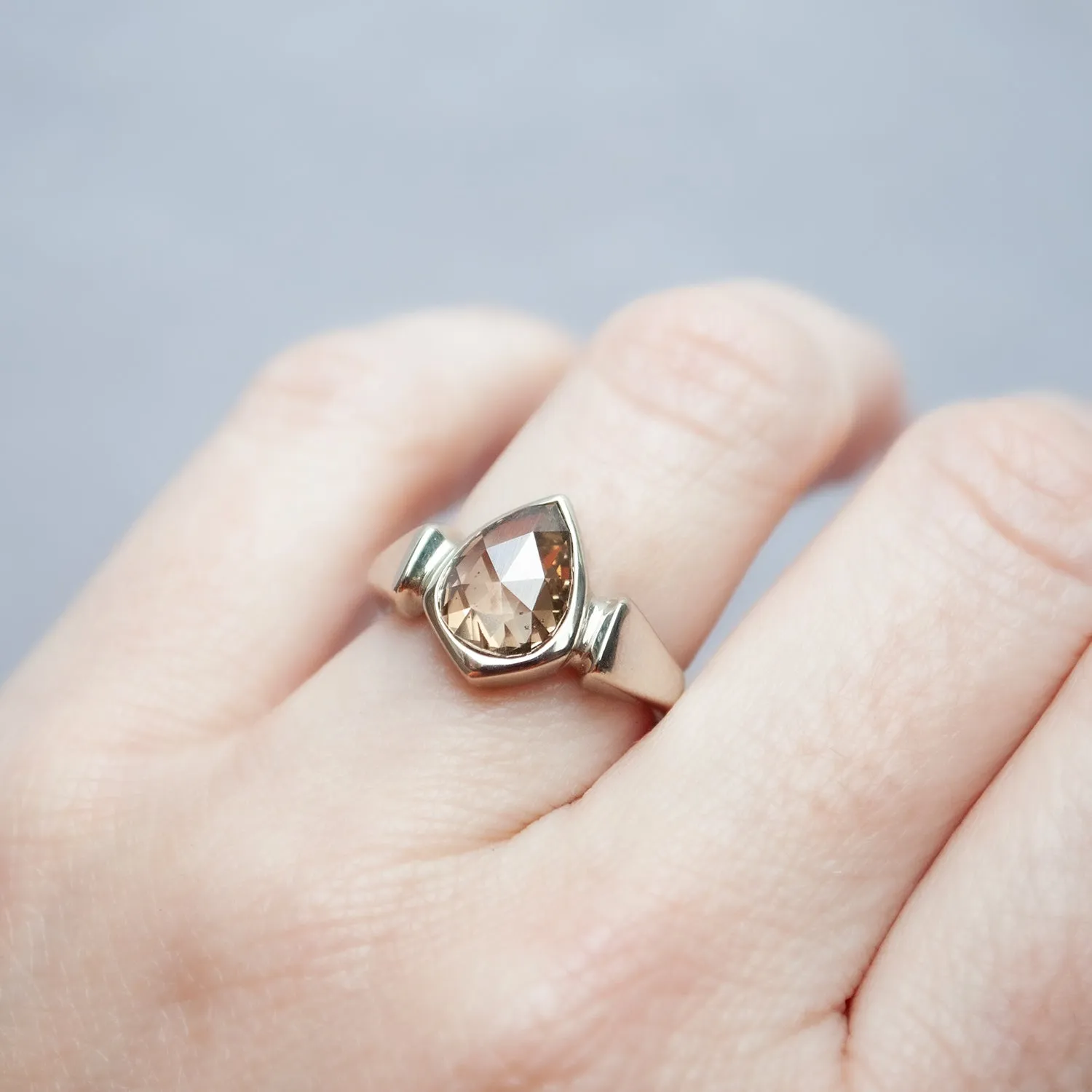 Desert Snow Lighthouse Ring