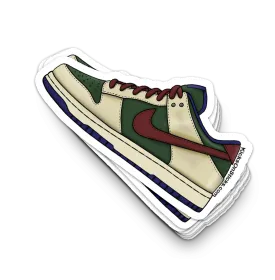 Dunk Low "FNTY Fir Green" Sneaker Sticker