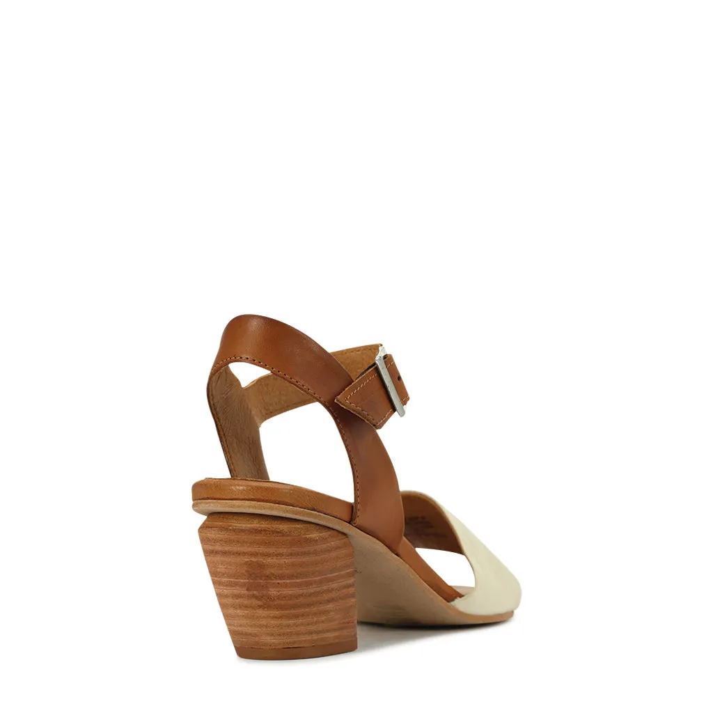 Facia Leather Sandals