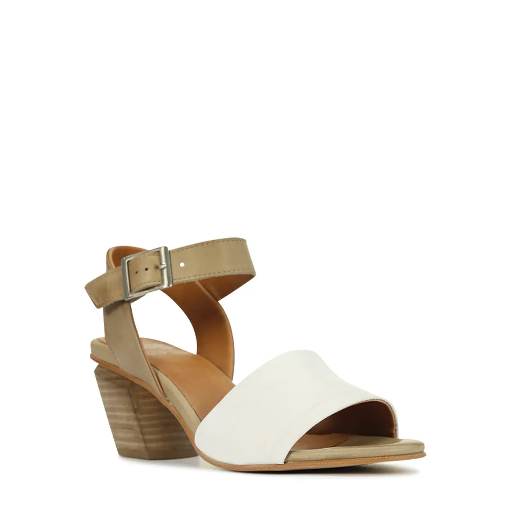 Facia Leather Sandals