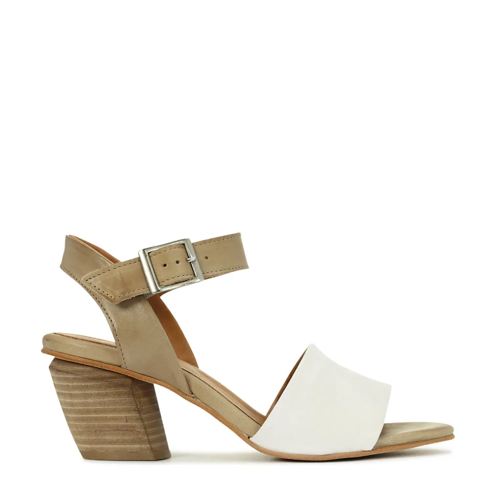 Facia Leather Sandals