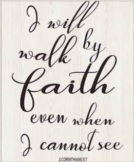 Faith | Inspirational Gallery Wrap Canvas Quotes | Various Sizes