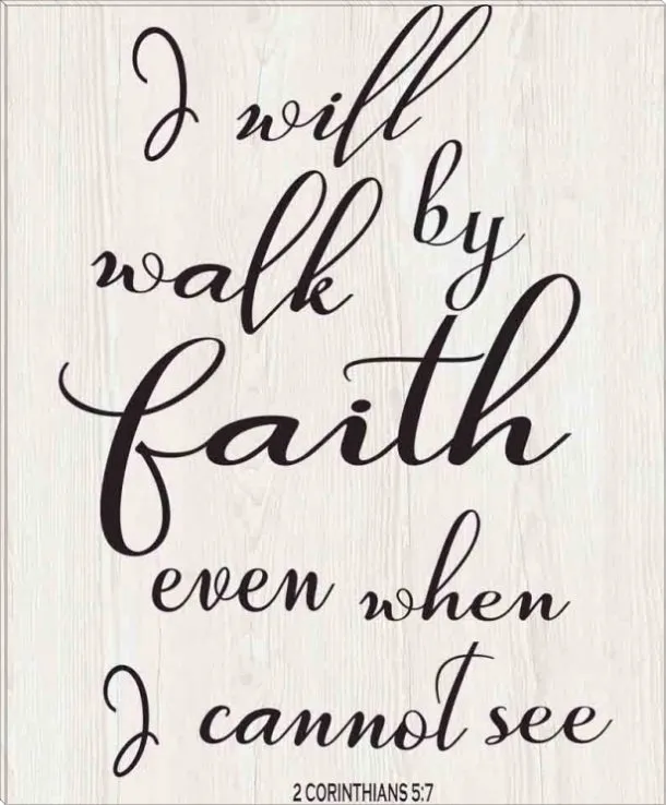 Faith | Inspirational Gallery Wrap Canvas Quotes | Various Sizes