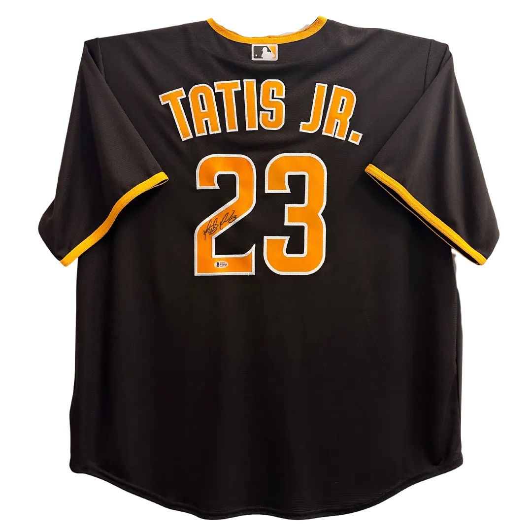 Fernando Tatis Jr San Diego Padres Autographed Nike Replica Jersey - Beckett COA