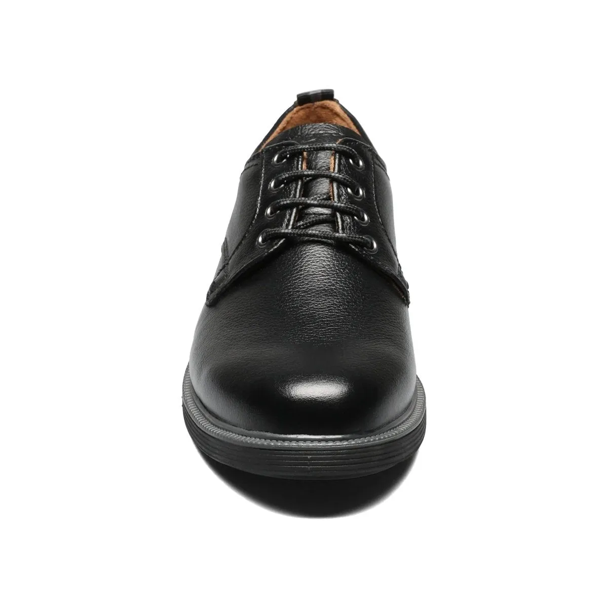 Florsheim Boy's GS (Grade School) Supacush Jr. Plain Toe Oxford Black