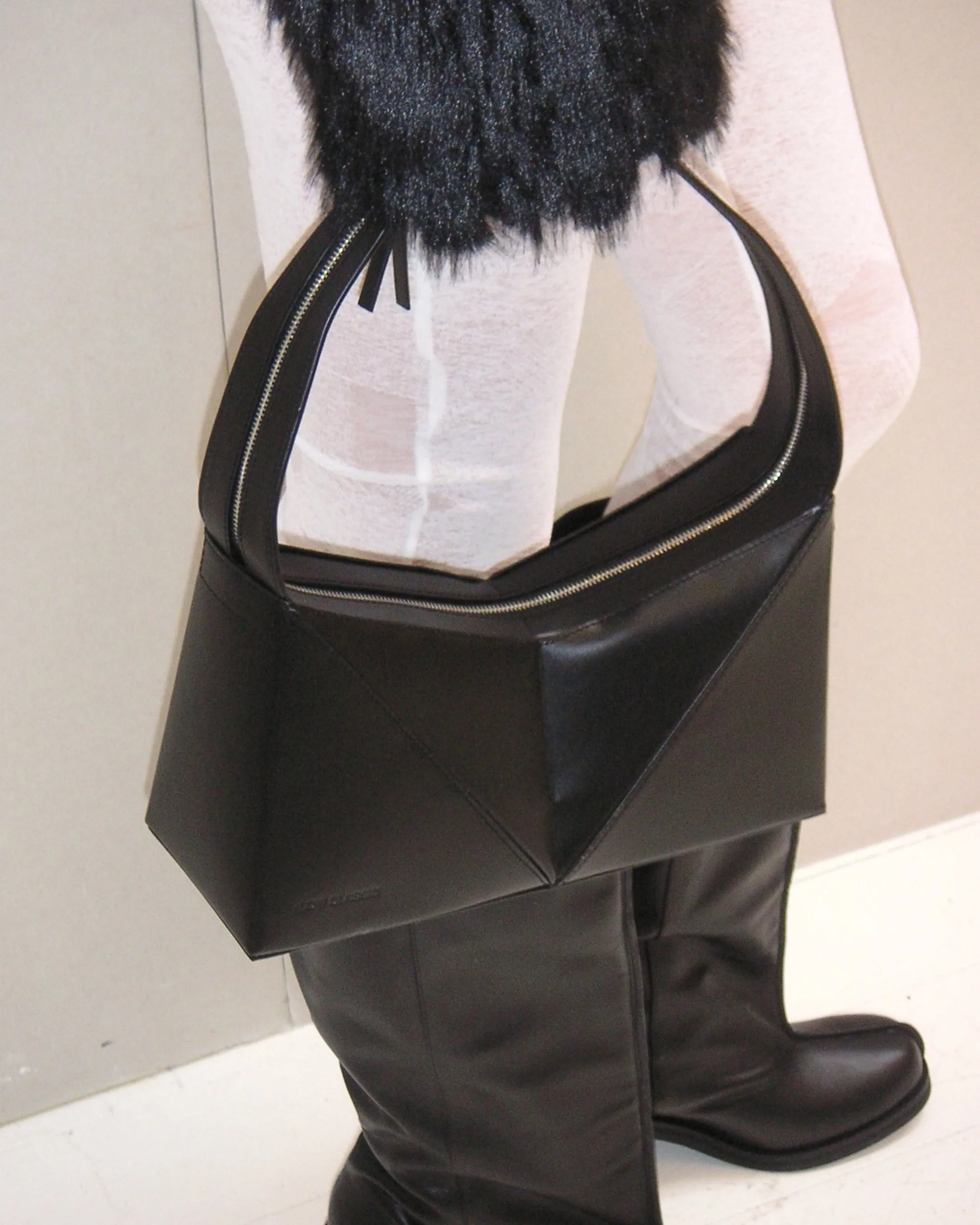 Folded Cube Shoulder Bag