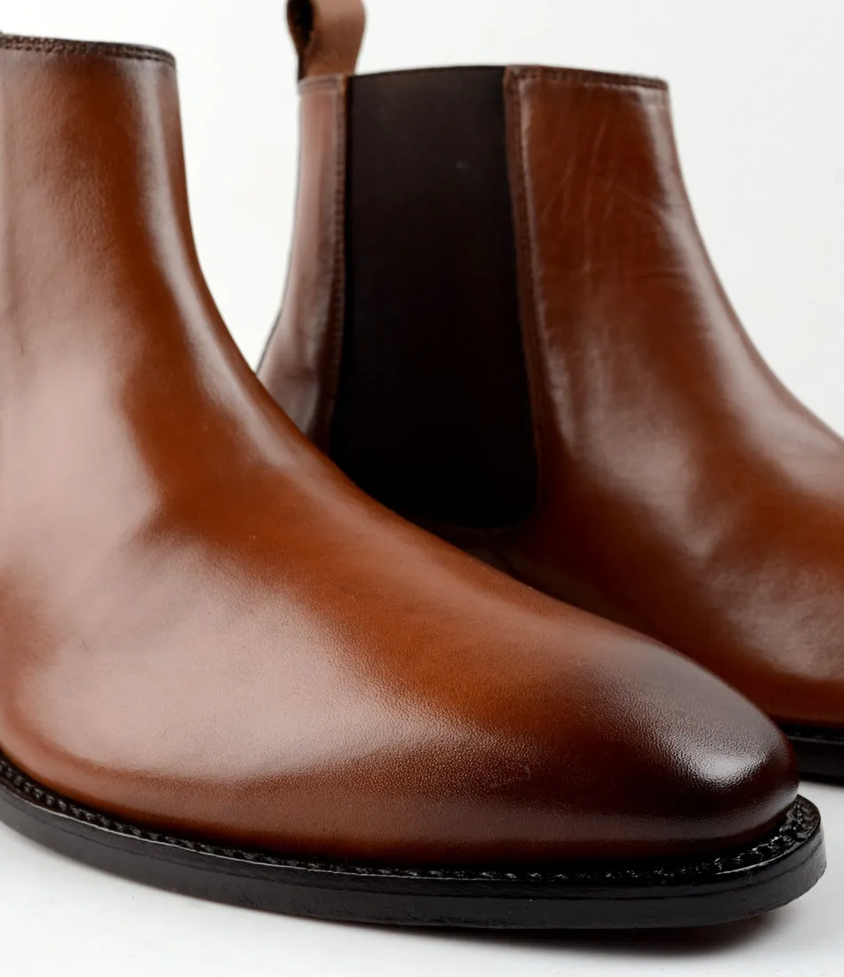 Goodyear Welted - Chelsea Boot - Tan