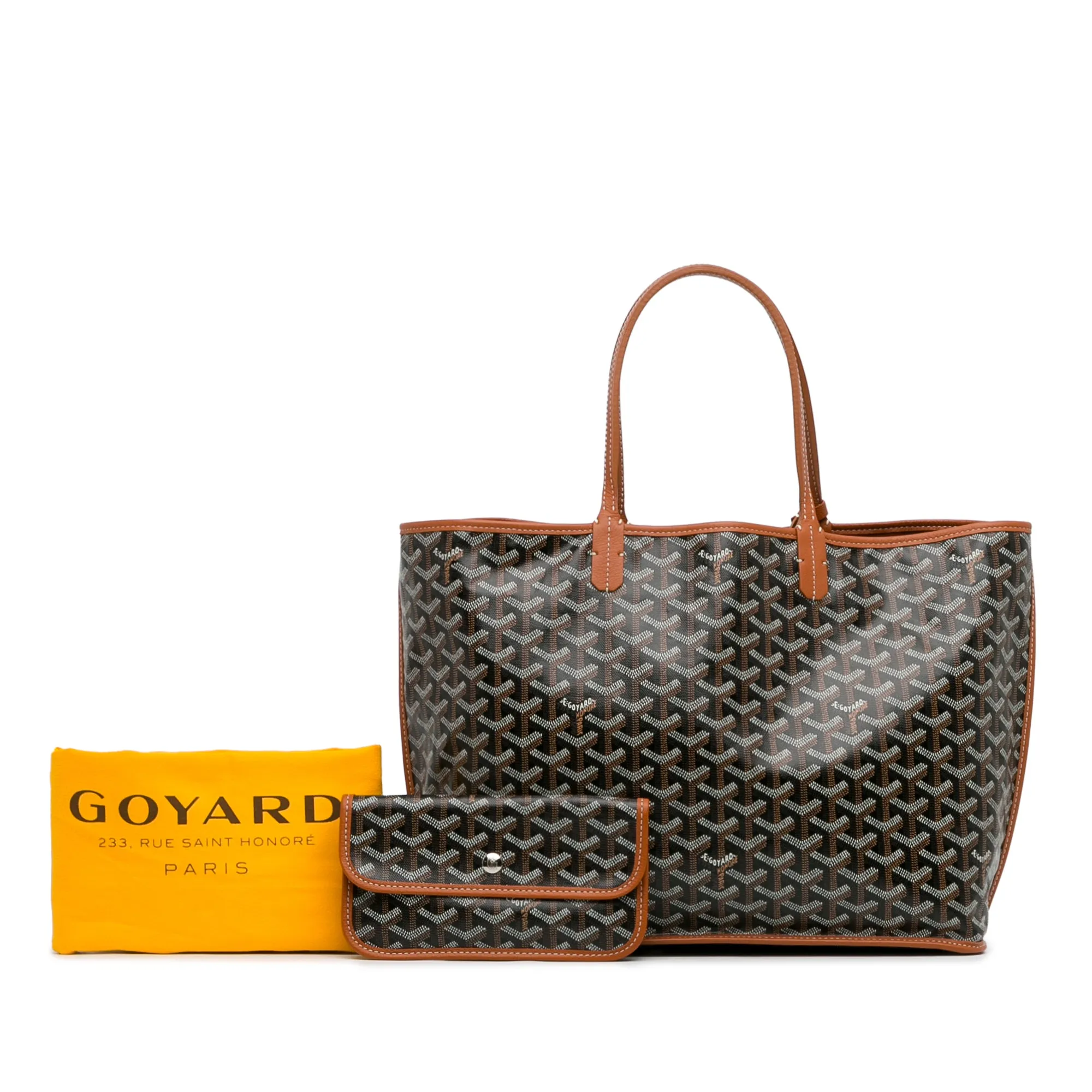 Goyard Goyardine Reversible Anjou PM Black Canvas