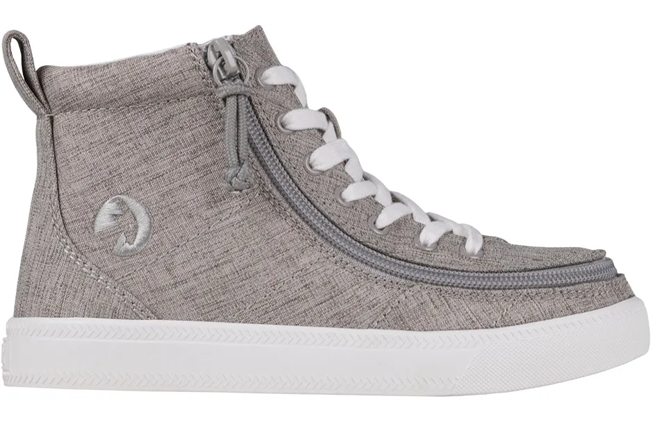 Grey Jersey BILLY Classic Lace High Tops