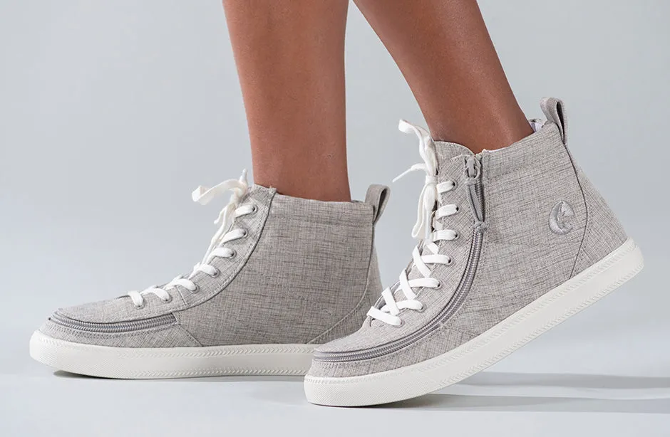 Grey Jersey BILLY Classic Lace High Tops