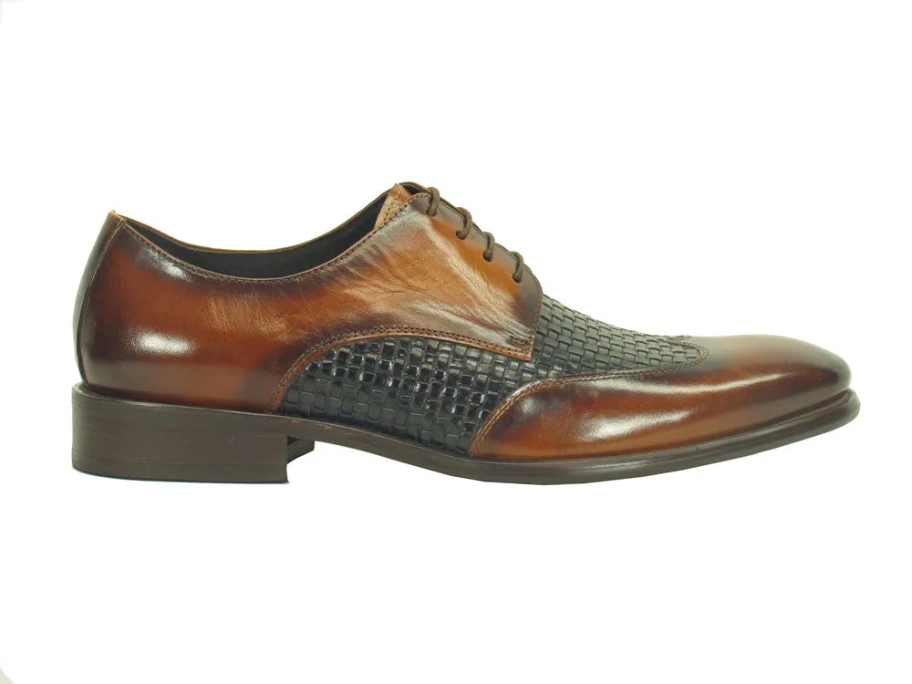 Hand Braided Leather Woven Oxford