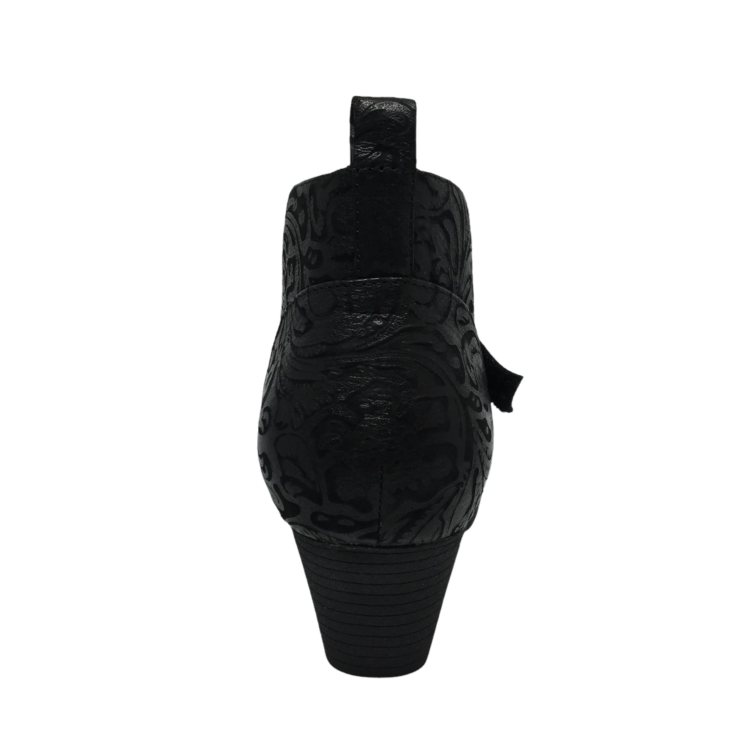 Hinako Cooma Black Embossed Boot