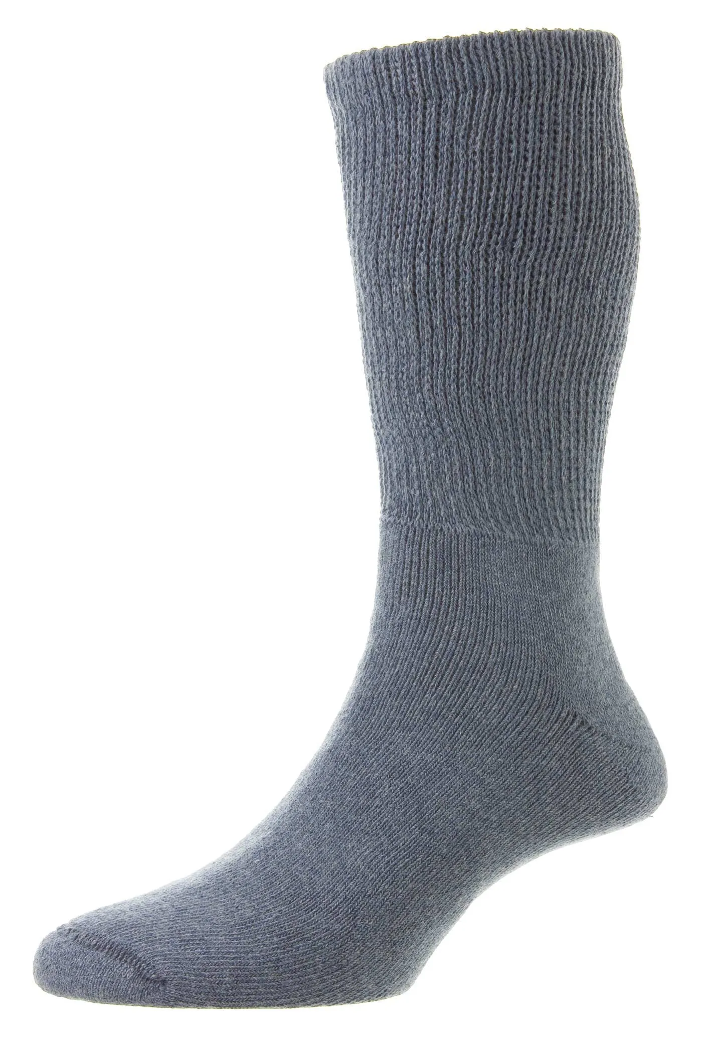 H.J Hall Diabetic Denim Socks Blue