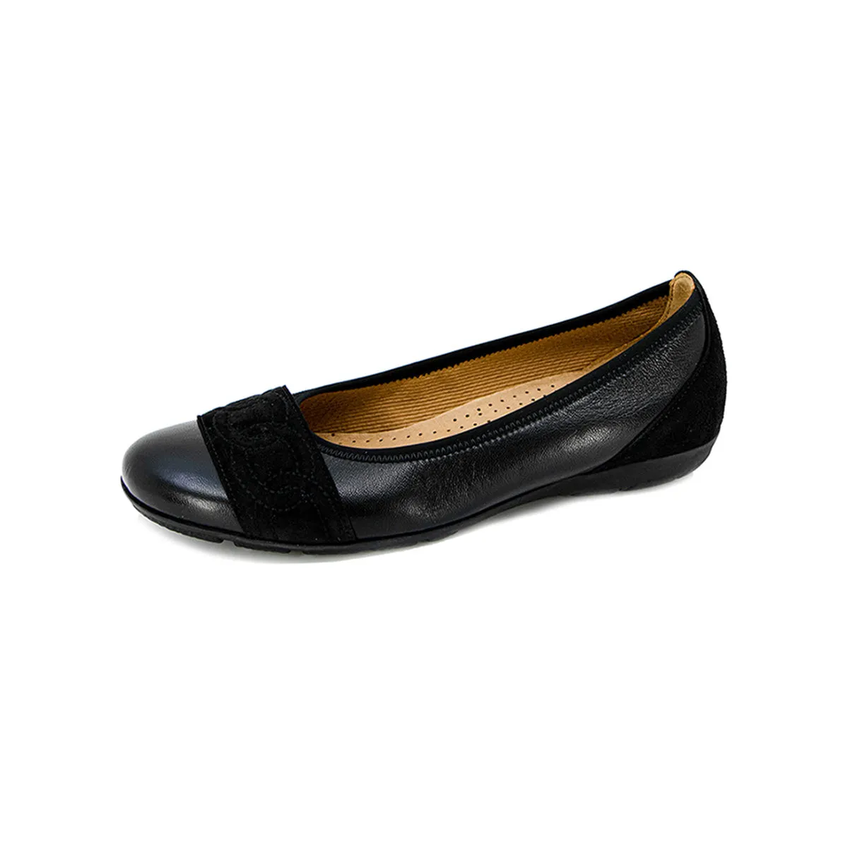 Kette Black Hovercraft Flats