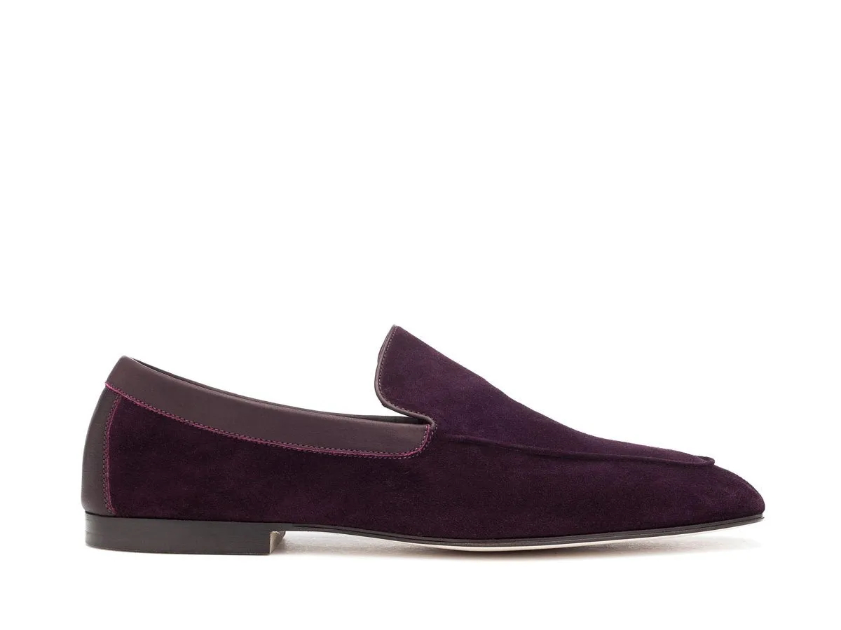 Lounge Aubergine Suede