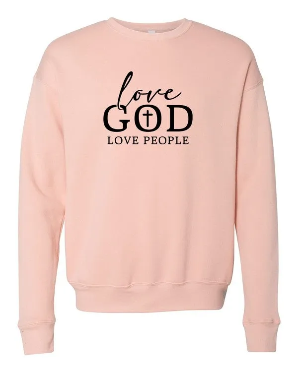 Love God Love People Crewneck Sweatshirt