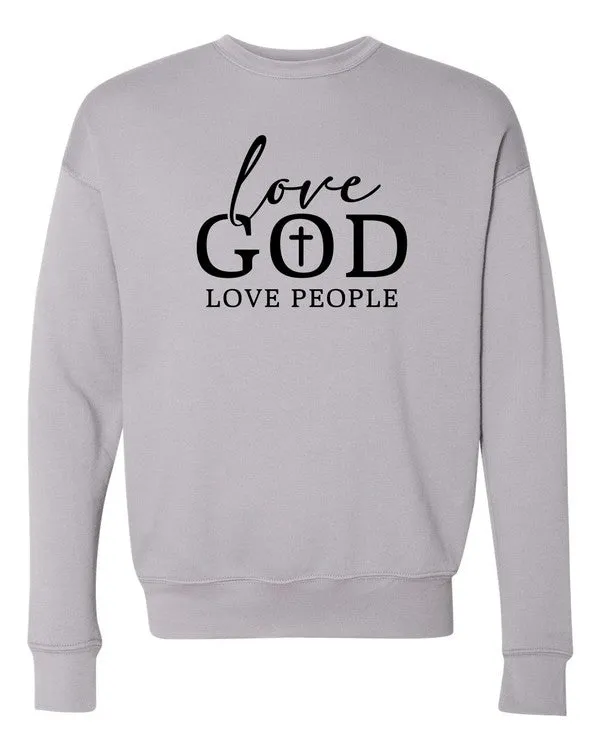 Love God Love People Crewneck Sweatshirt