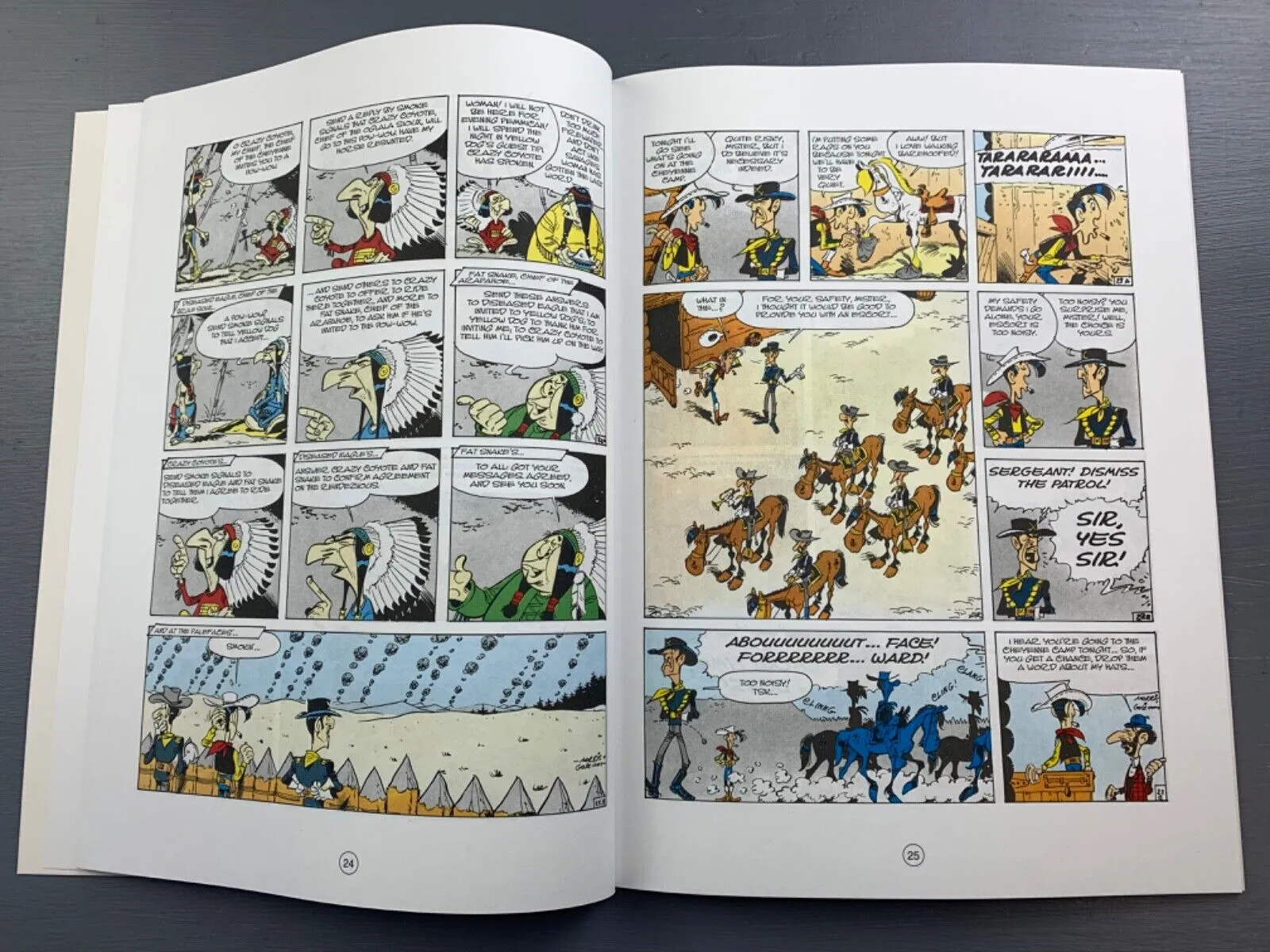 Lucky Luke Volume 21: The 20th Cavalry - Cinebook Paperback UK Comic Book