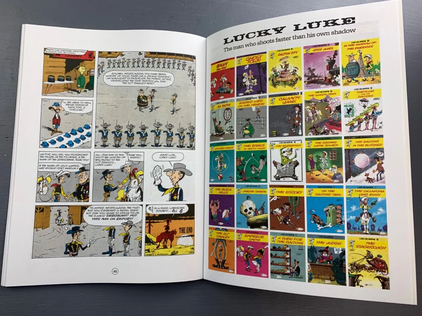 Lucky Luke Volume 21: The 20th Cavalry - Cinebook Paperback UK Comic Book